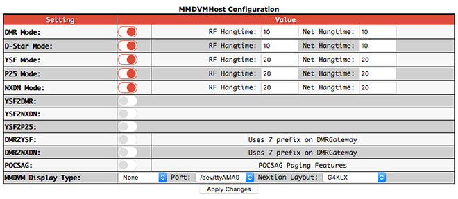 Basic configuration settings - MMDVMHost Configuration Basic configuration settings - MMDVMHost Configuration